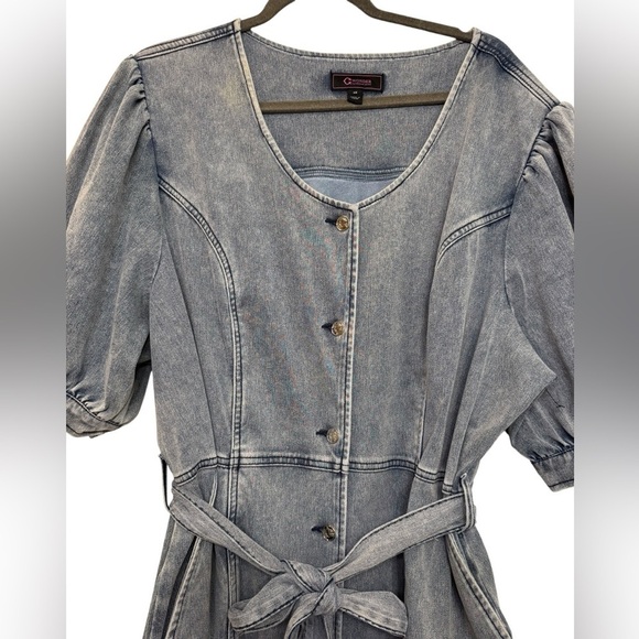 C Wonder by Christian Siriano Stretch Denim Dress - Picture 5 of 8